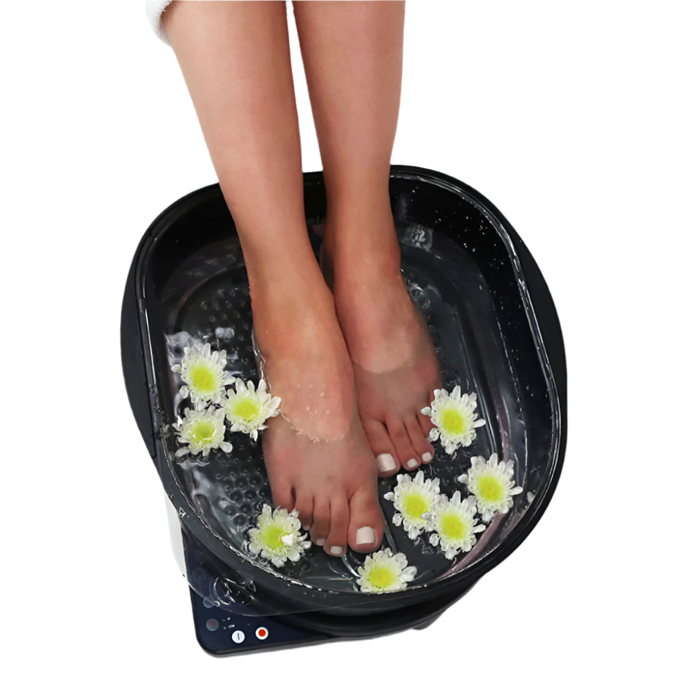 Pro Foot Massager in Black | w/ Heat & Vibration