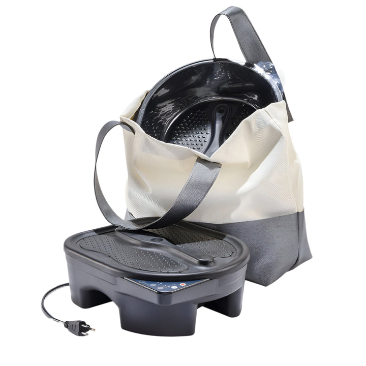 Pro Foot Massager in Black | w/ Heat & Vibration