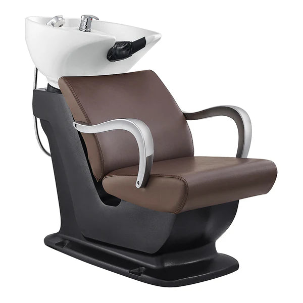 Beckman Salon Shampoo Unit with Adjustable Seat