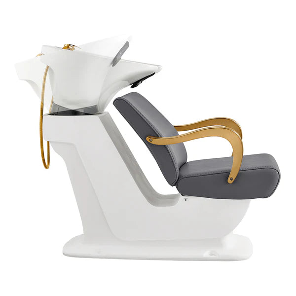 Beckman Gold Shampoo Chair with Adjustable Seat