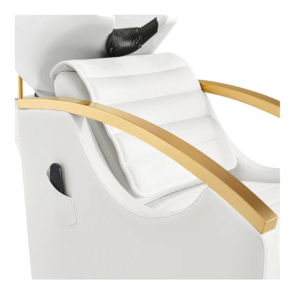 Bella V Gold Reclining Salon Shampoo Massage Chairs