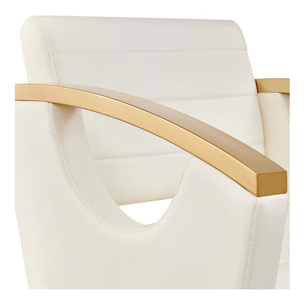Bello Modern Gold Salon Chair