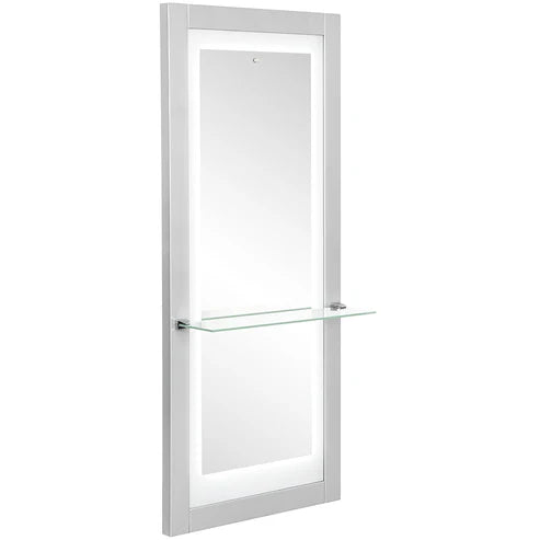 Luna LED Lighted Hair Salon Station and Wall Mirror