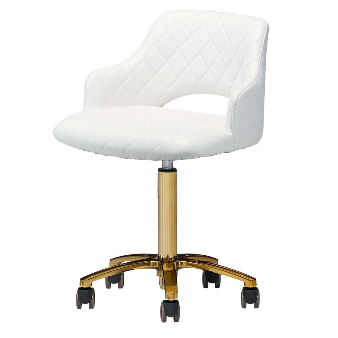 Gem Gold Edition Manicure Technician Stool