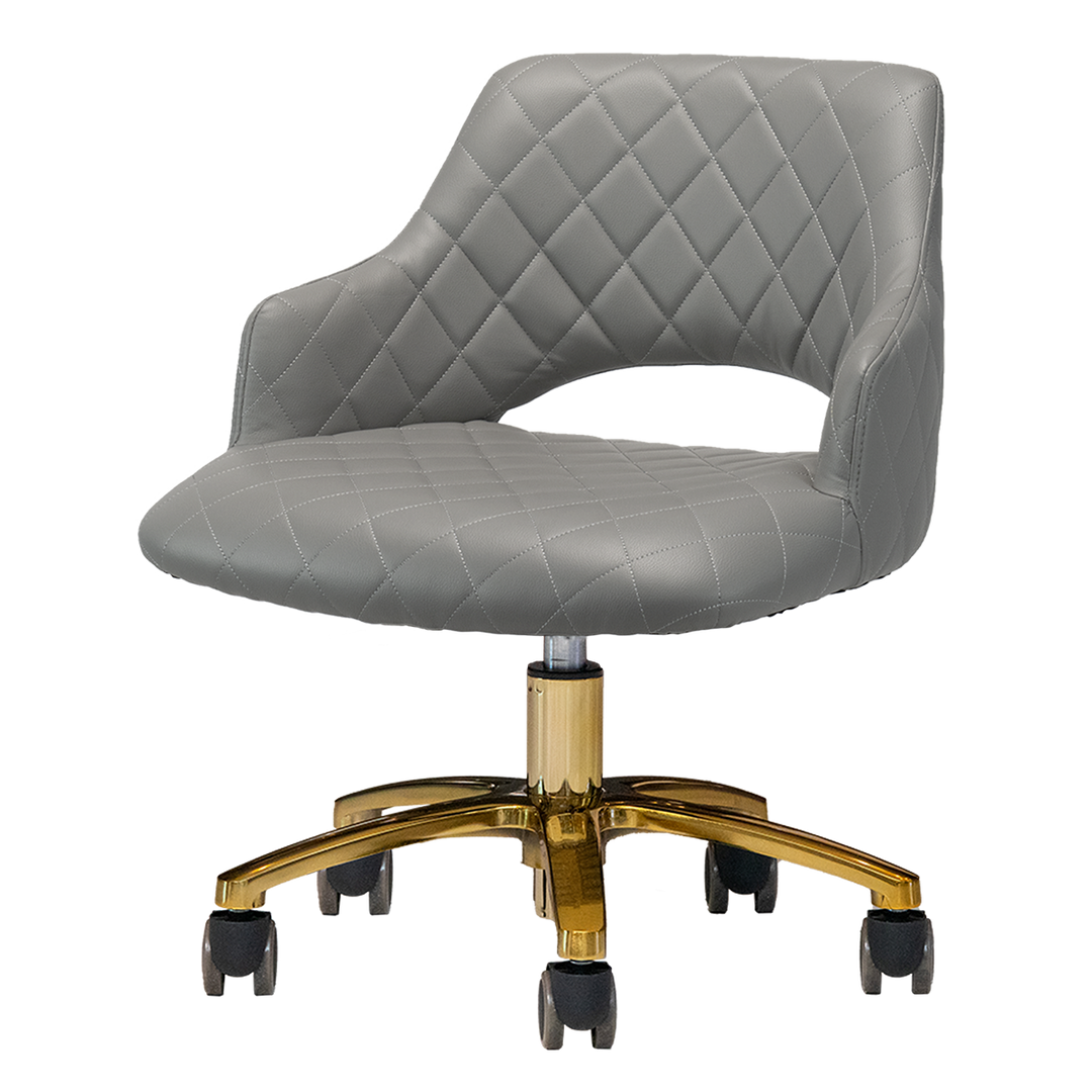 Gem Gold Edition Pedicure Technician Stool