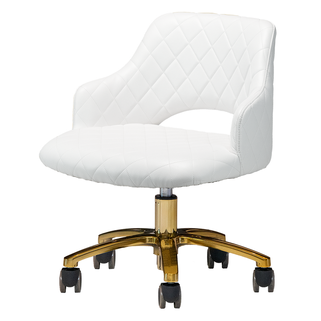 Gem Gold Edition Pedicure Technician Stool