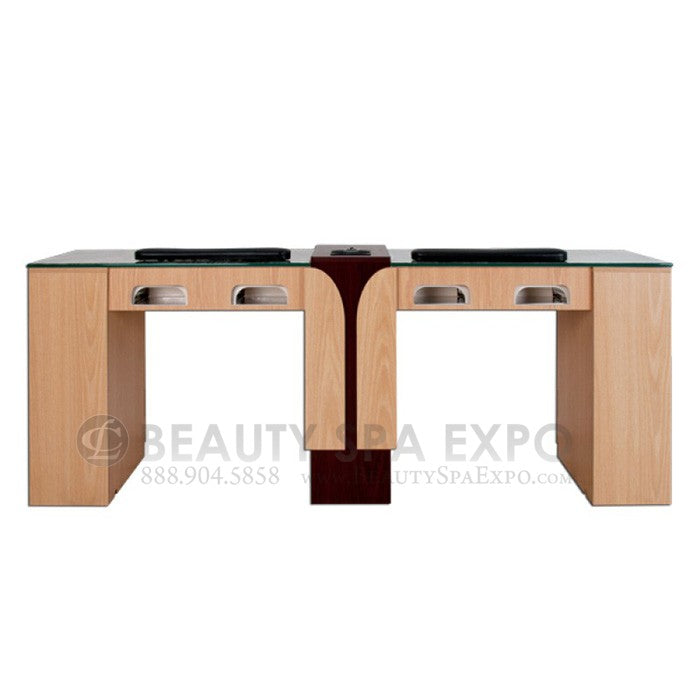 Ion Double Nail Table with UV Gel Lights