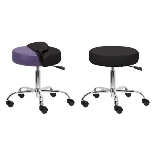 Rolling Stool Cover Black