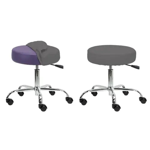 Rolling Stool Cover Nature´s Touch Gray